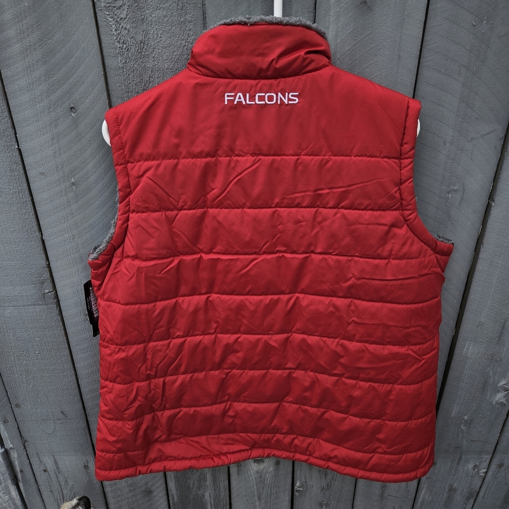 NWT NFL Atlanta Falcons Reversible Vest - Picture 2 of 7